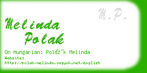 melinda polak business card